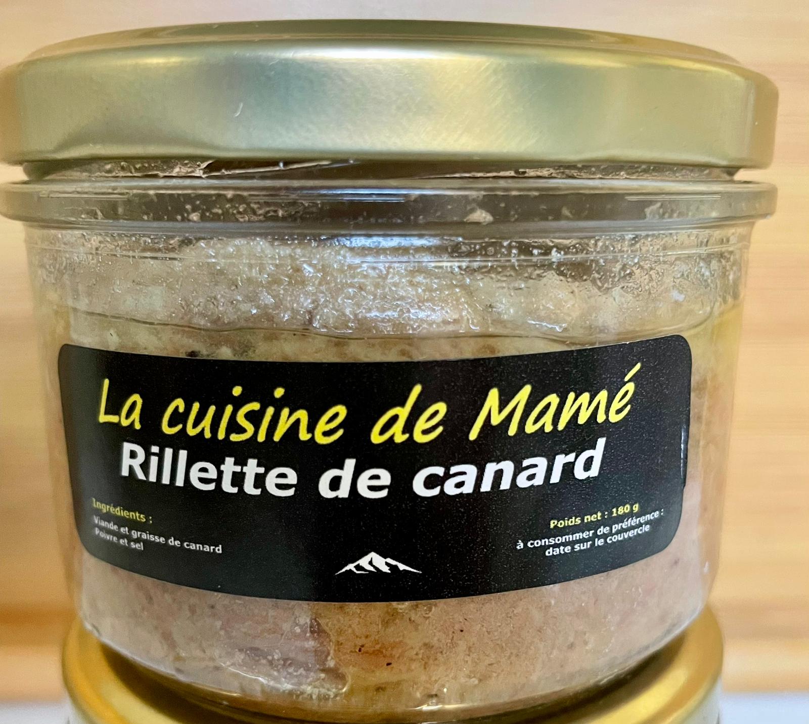 Rillette de Canard livrée à domicile
